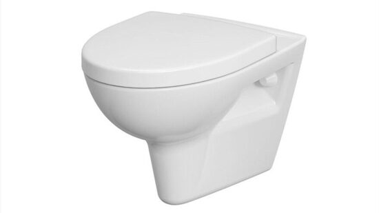 Cersanit piekārtais pods Parva ar SC vāku, EO, balts